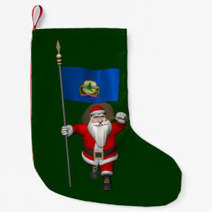Der Weihnachtsmann mit dem Ende von Vermont Kleiner Weihnachtsstrumpf