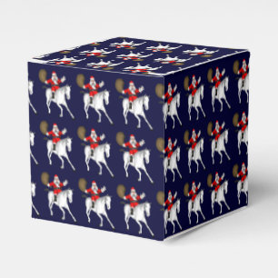 Der Weihnachtsmann reiten beim Weißen Pferd Geschenkschachtel