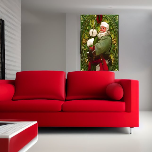 Der Weihnachtsmann sieht neu aus | AI Art Poster (Von Creator hochgeladen)