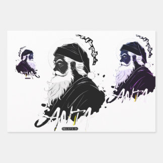 Der Weihnachtsmann und die Magie der Weihnachtszei Geschenkpapier Set