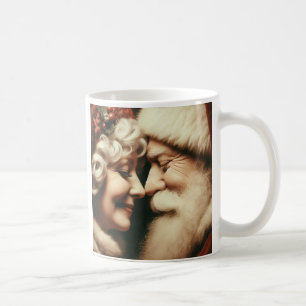 Der Weihnachtsmann und Frau Claus reiben Nasen! Kaffeetasse