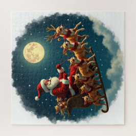 Der Weihnachtsmann und sein Schlitten von der Chih Puzzle