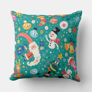 Der Weihnachtsmann und seine frohen Freunde Kissen