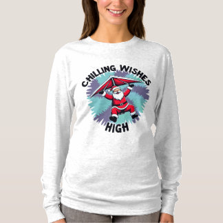 Der Weihnachtsmann wünscht Hang Gliding Adventur T-Shirt