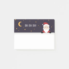 Der Weihnachtsmann zum Silvesterabend sagt Ho ho h Post-it Klebezettel