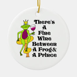 Der Wein-Prinz "feiner Wein zwischen Frosch u. Keramikornament