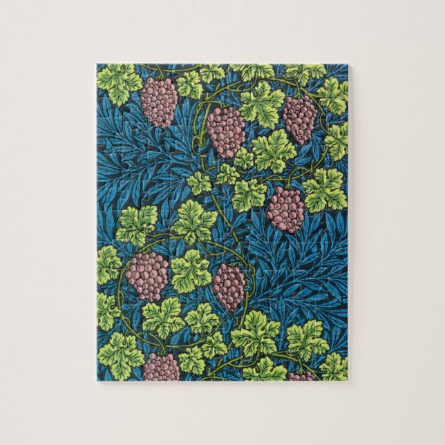 Der Wein von William Morris Puzzle (Vertikal)