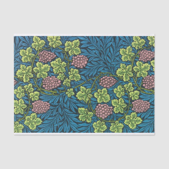 Der Wein von William Morris Seidenpapier (Vorderseite)