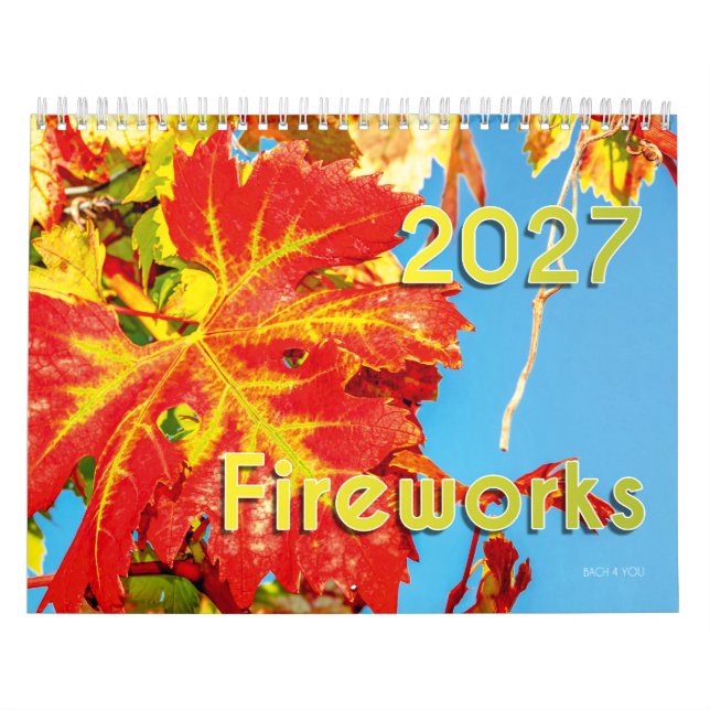 Der Weinkalender 2026 - Feuerwerk Kalender (Titelbild)