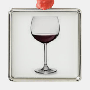 DER "WEINLIEBHABER"-SCHMUCK SILBERNES ORNAMENT