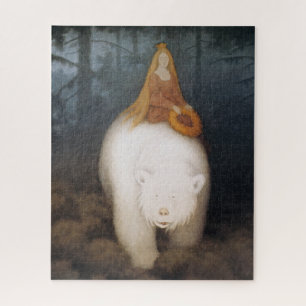 "Der weiße Bär" von Theodor Kittelsen Puzzle