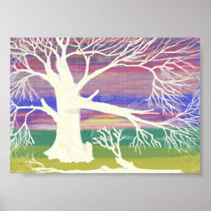 der weiße Baum Poster
