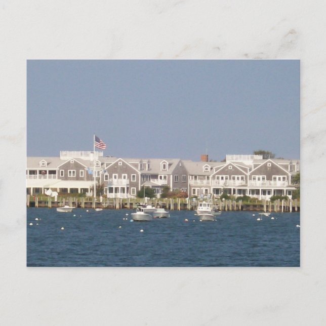 Der weiße Elefant Postkarte (Vorderseite)