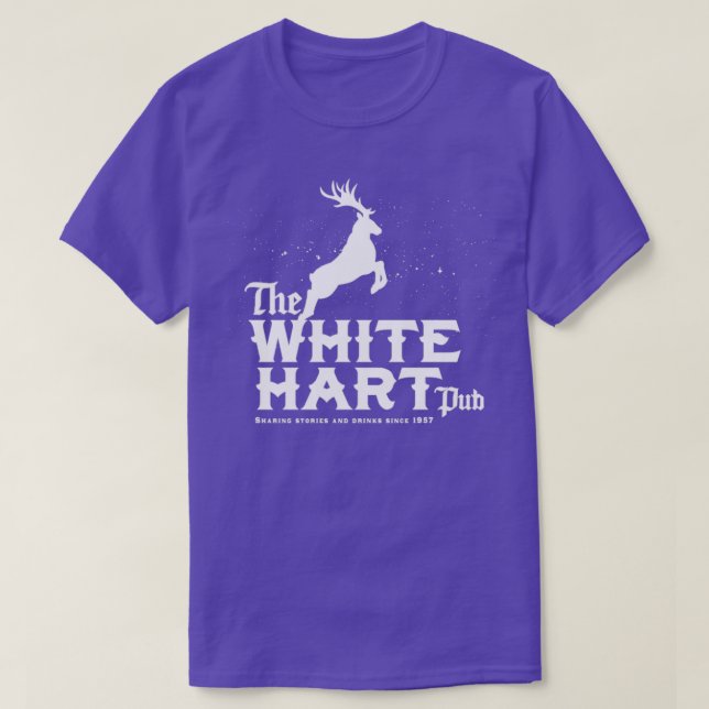 Der weiße Hart T-Shirt (Design vorne)