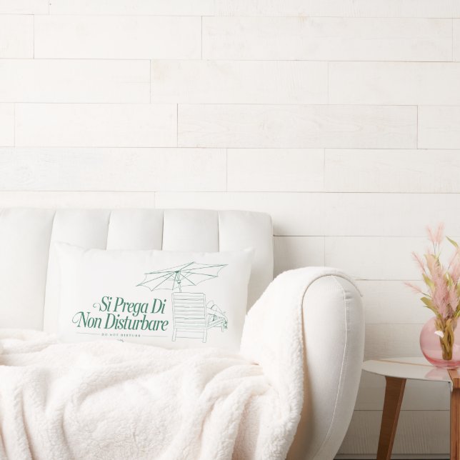 Der weiße Lotus stört nicht Lendenkissen (Liege)