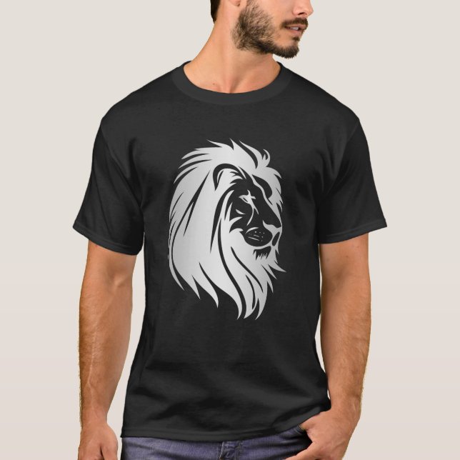 Der weiße Löwenkönig T-Shirt (Vorderseite)