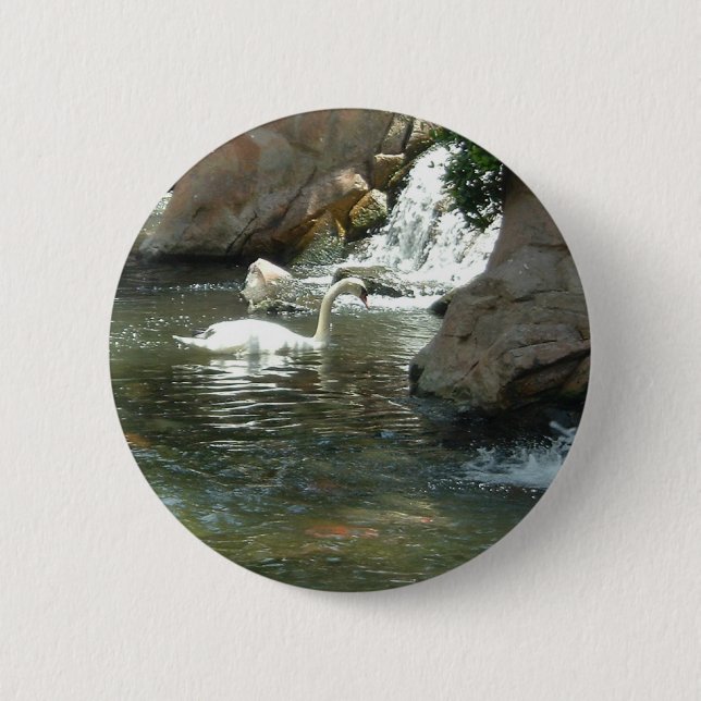 Der weiße Schwan Button (Vorderseite)