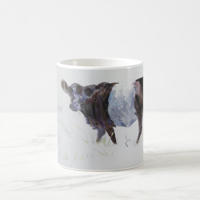 Der weiße Streifen Tasse (Mittel)