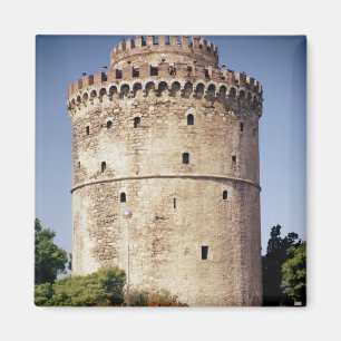 Der weiße Turm, der während der Magnet