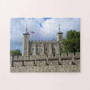 Der weiße Turm - Tower of London - 11 x 14 Zoll Puzzle