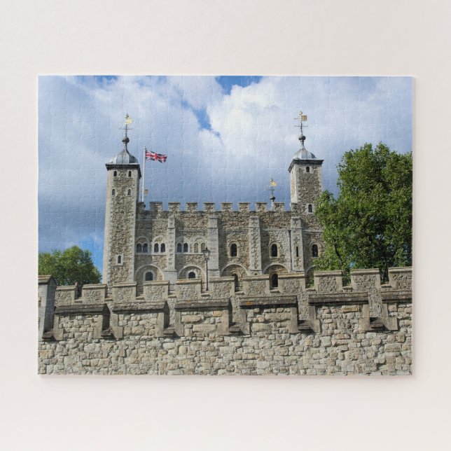 Der weiße Turm - Tower of London - 25 x 20 cm Puzzle (Horizontal)