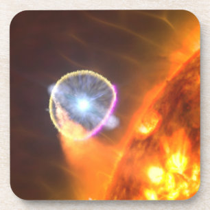 Der weiße Zwergstern in V407 Cygni Getränkeuntersetzer