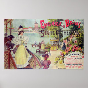 Der Wellness-Center von Enghien-les-Bains, Frankre Poster