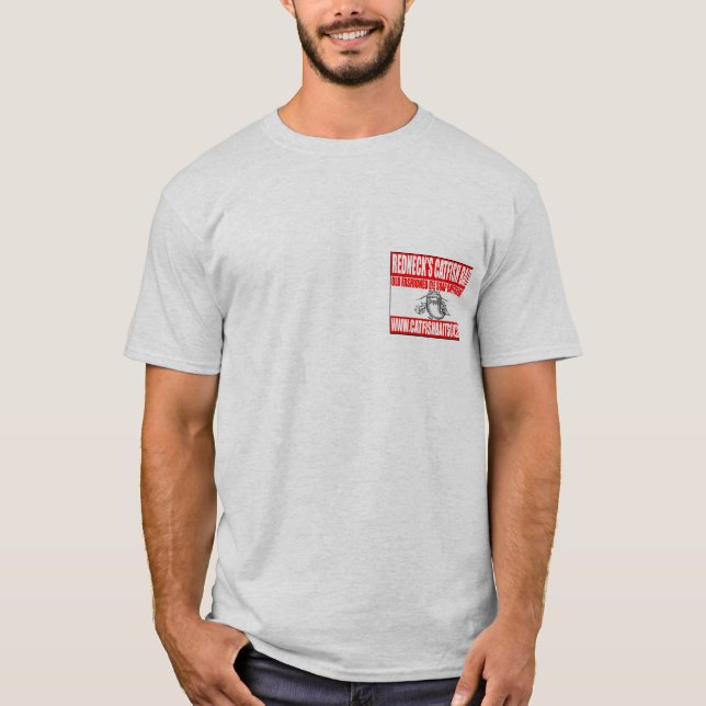 Der Wels-Köder-Seifen-T - Shirt des Rednecken (Vorderseite)