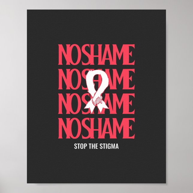 Der Welt-Aids-Tag stoppt das Stigma Poster (Vorne)