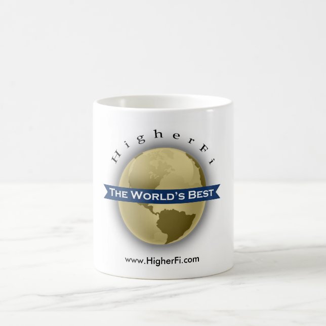 Der Welt am besten durch HigherFi Tasse (Mittel)