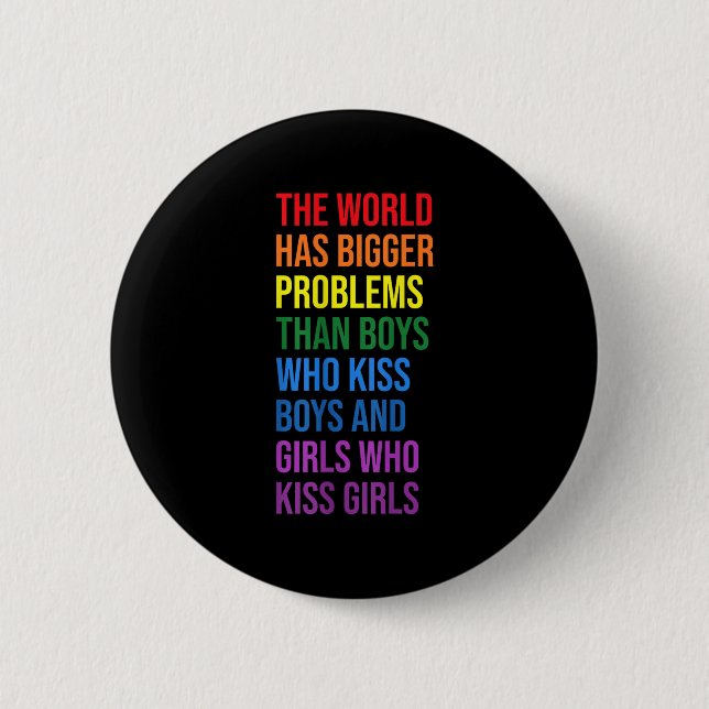 Der Welt Monat Des Stolzes Lgbtqia+ Button (Vorderseite)