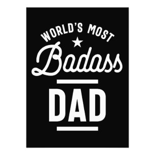 Der Welt-Tag der Badass-Vater-T - Shirt-Väter Fotodruck