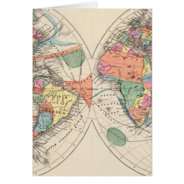 Der Weltatlas zeichnet sich durch Strömungen und P (Vorne)