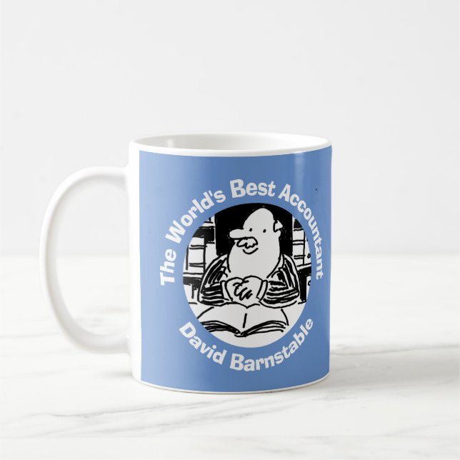 Der weltbeste Buchhalter Kaffeetasse (Links)