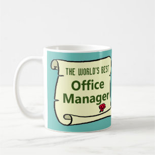 Der weltbeste Büromanager. Kaffeetasse