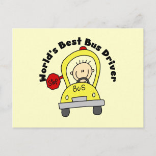 Der weltbeste Busfahrer Postkarte