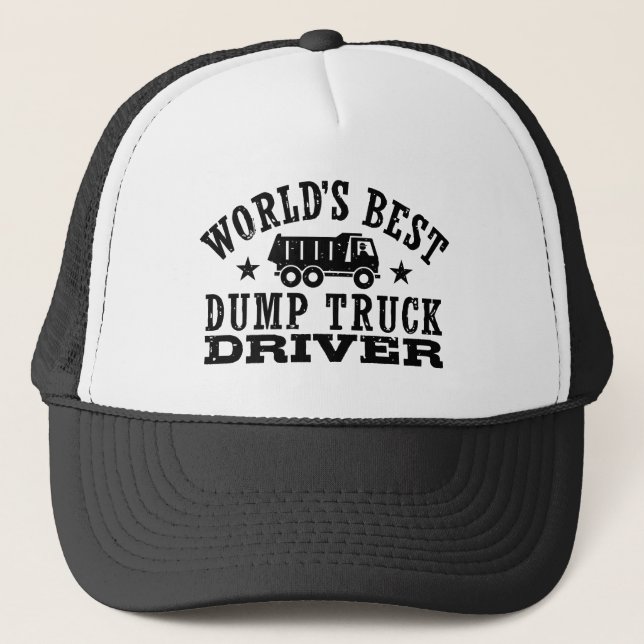 Der weltbeste Dump Truck Driver Truckerkappe (Vorderseite)