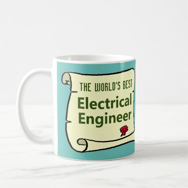 Der weltbeste Elektroingenieur. Kaffeetasse (Links)