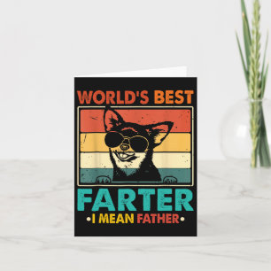 Der weltbeste Farter-I-Gemeine Vatertag Karte