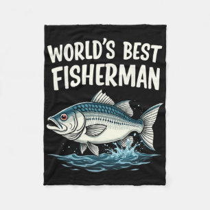 Der weltbeste Fischereienthusiast Fleecedecke