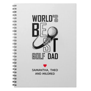 Der weltbeste Golf Vater - Funny & Thoughtful Gift Notizblock