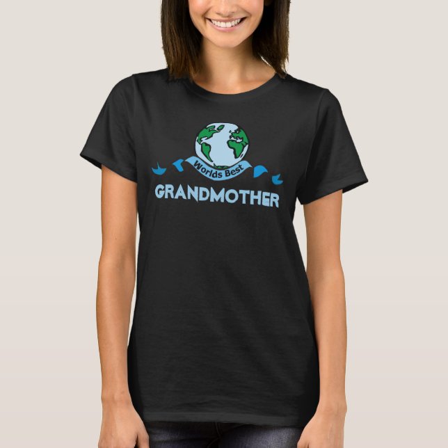 Der weltbeste Großmutter-Planet-T - Shirt (Vorderseite)