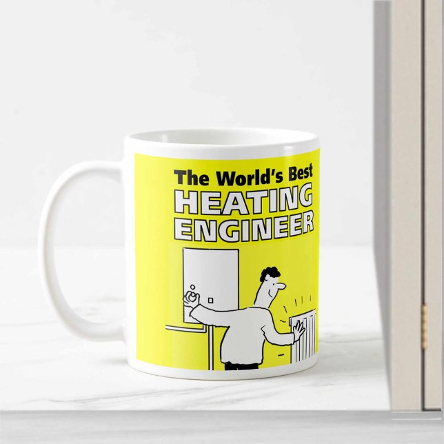 Der weltbeste Heizungsingenieur Tasse (Von Creator hochgeladen)