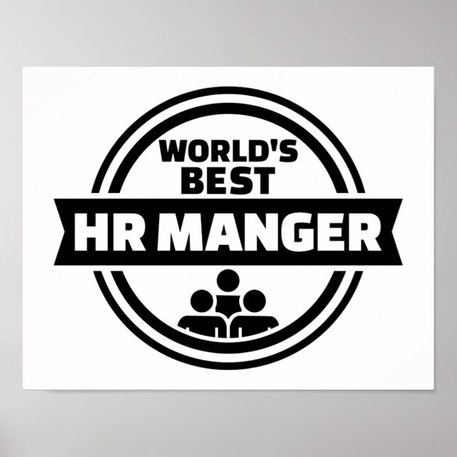 Der weltbeste HR-Manager Poster (Vorne)