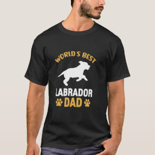 Der weltbeste Labrador-Vater Funny Labrador Hund T-Shirt