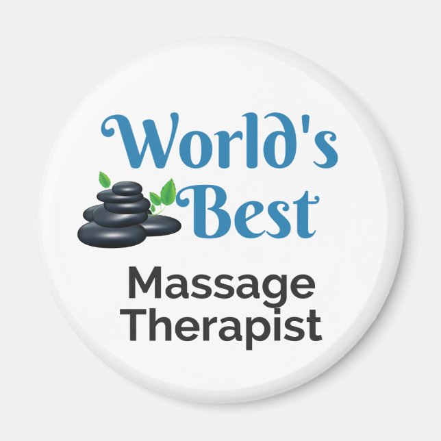Der weltbeste Massagetherapeut Magnet (Vorne)