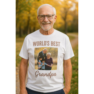 Der weltbeste Opa-Foto-T - Shirt