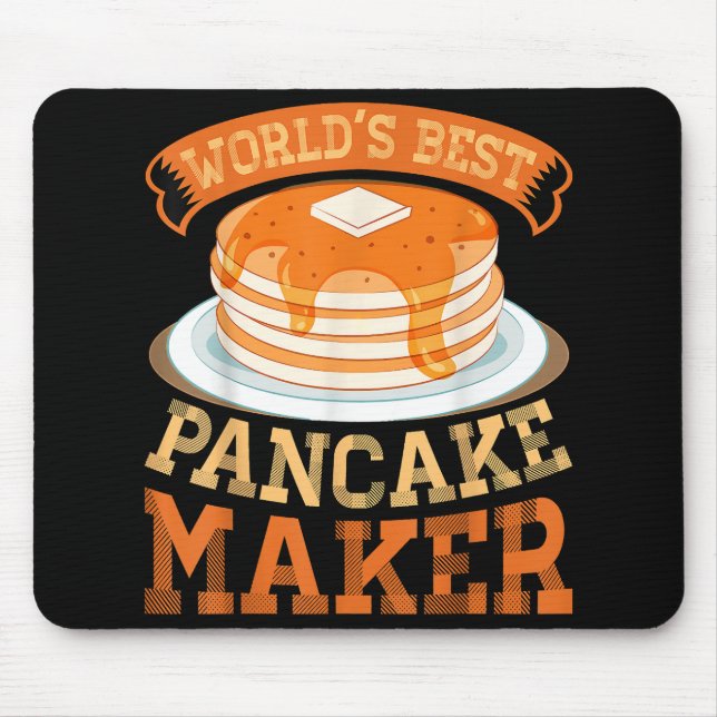 Der weltbeste Pancake Maker - Funny Pancake Maker Mousepad (Vorne)