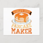 Der weltbeste Pancake Maker - Funny Pancake Maker Postkarte<br><div class="desc">Der weltbeste Pancake Maker - Funny Pancake Maker</div>