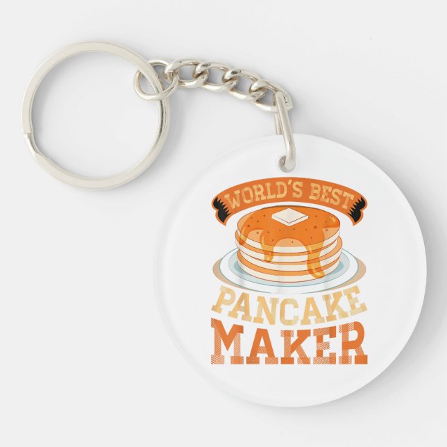 Der weltbeste Pancake Maker - Funny Pancake Maker Schlüsselanhänger (Vorderseite)